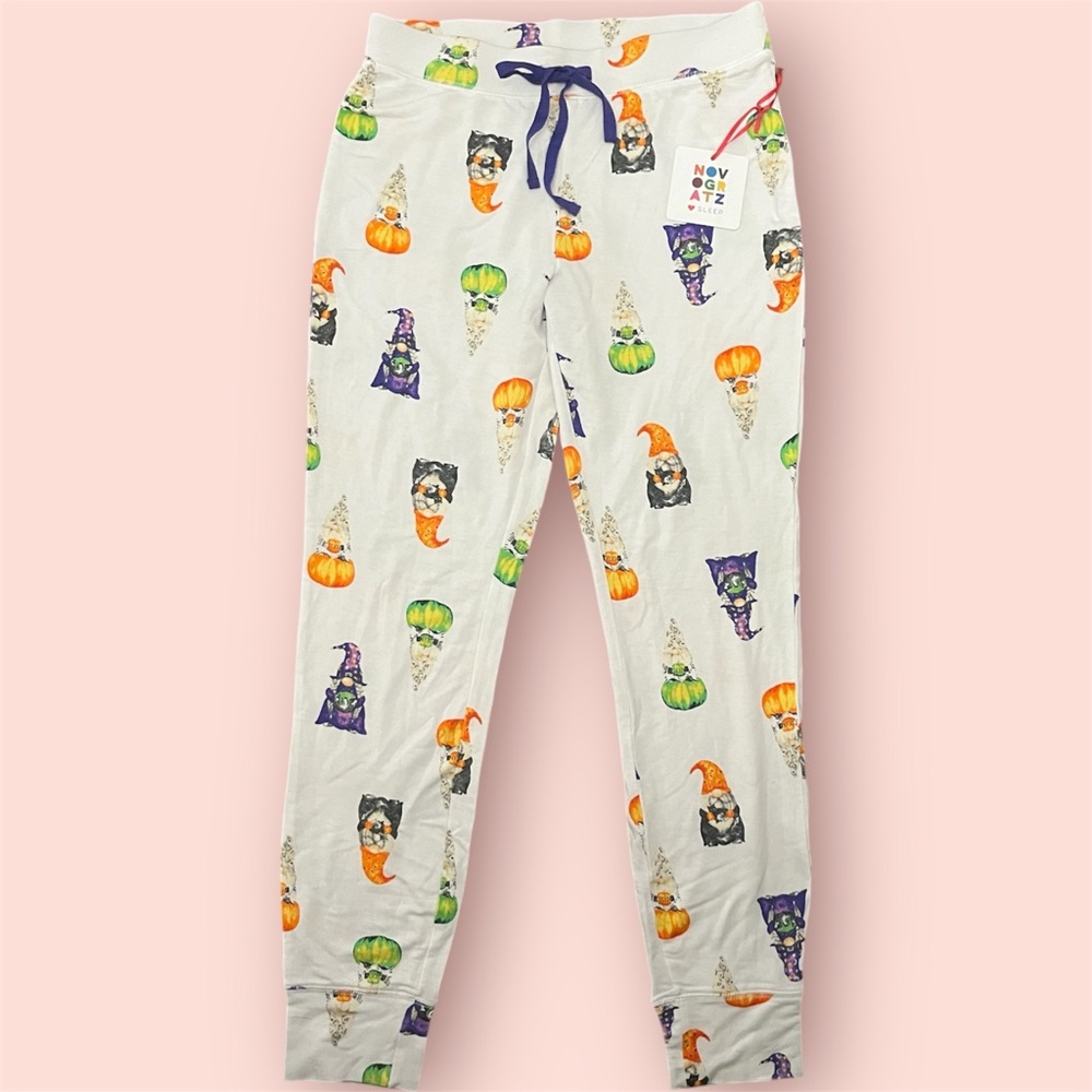 Novogratz | Halloween Pumpkin Gnome Jogger Sleepwear Extra Small